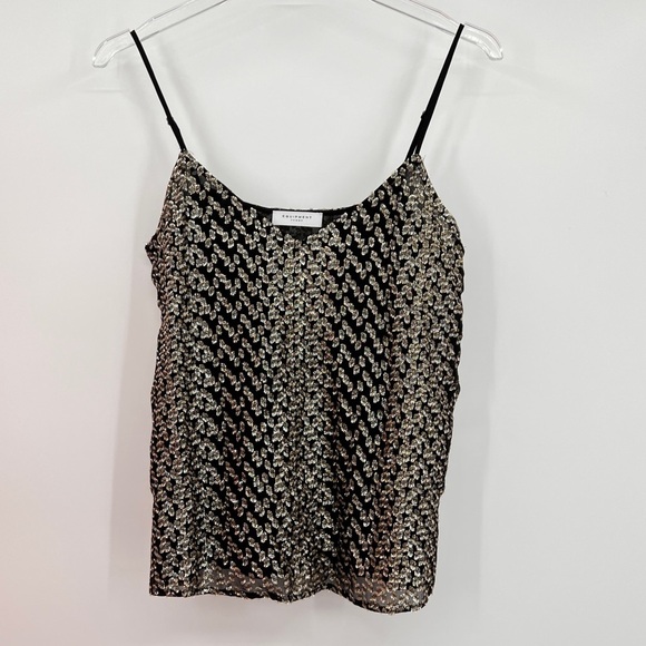 Equiptment Layla Silk Cami in Metallic Size XXS NWT - Picture 2 of 7
